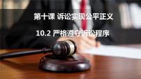 人教统编版选择性必修2 法律与生活严格遵守诉讼程序说课课件ppt