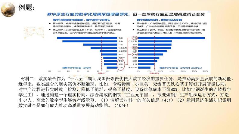 经济生活 主观题专练 课件 -2023届高考政治三轮冲刺人教版08