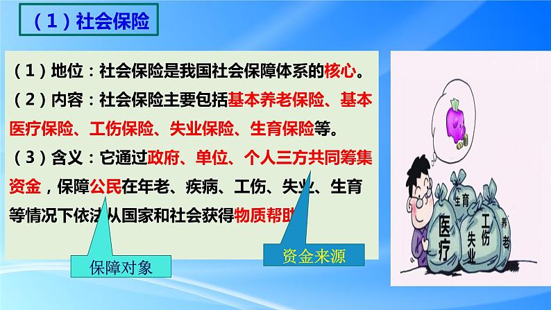 4.2我国的社会保障课件-2022-2023学年高中政治统编版必修二经济与社会第6页