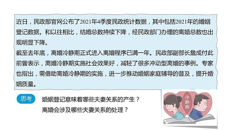 6.2 夫妻地位平等-高中思想政治部编版选择性必修2精品课件第3页