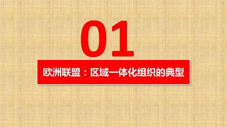 8.3区域性国际组织 课件-高中政治统编版选择性必修一当代国际政治与经济02