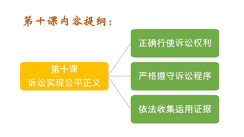 10.3 依法收集运用证据 课件-高中政治统编版选择性必修二法律与生活01