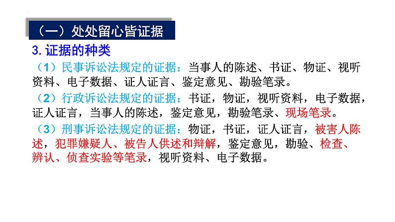 10.3 依法收集运用证据 课件-高中政治统编版选择性必修二法律与生活06