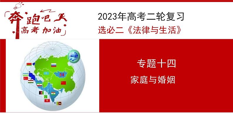 专题十四 家庭与婚姻 课件-2023届高考政治二轮复习统编版选择性必修二法律与生活01