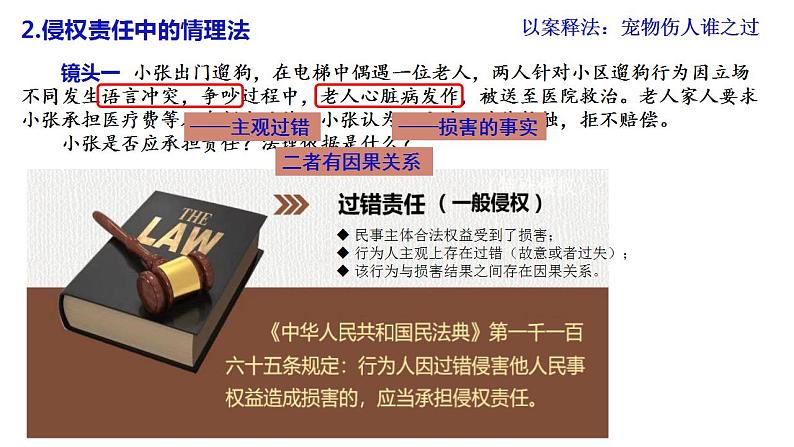 第四课 侵权责任与权利界限 课件-2022-2023学年高中政治统编版选择性必修二法律与生活07