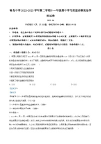 精品解析：山东省青岛中学（五三四学制）2022-2023学年高三（十一年级）下学期期中考试政治试题（解析版）