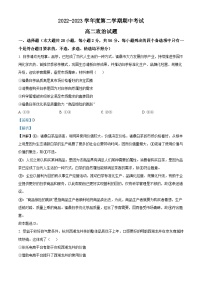 精品解析：陕西省洛南中学2022-2023学年高二下学期期中考试政治试题（解析版）