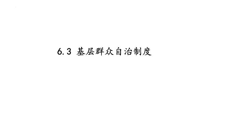 第六课  我国的基本政治制度（下）——高一下学期《政治与法治》期末单元复习课件（统编版必修3）第4页