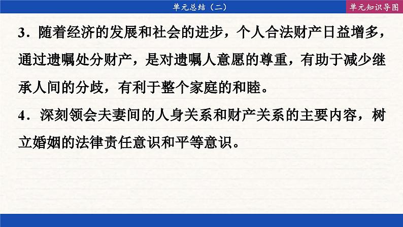 第二单元 家庭与婚姻 单元总结（课件PPT）第6页