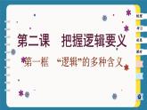 2.1 “邏輯”的多種含義（課件PPT）