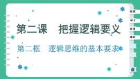 高中政治 (道德与法治)人教统编版选择性必修3 逻辑与思维逻辑思维的基本要求精品ppt课件