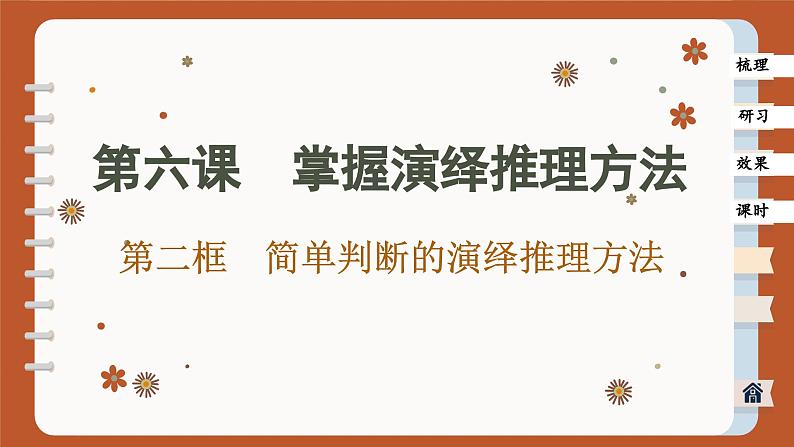 6.2 简单判断的演绎推理方法（课件PPT）第1页