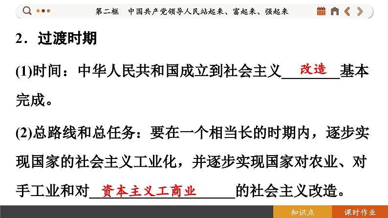 1.2 中国共产党领导人民站起来、富起来、强起来（课件PPT）第8页