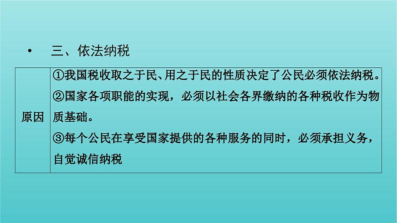 2022版高考政治一轮复习第三单元收入与分配单元整合提升课件新人教版必修1第7页