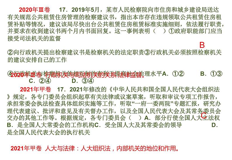 依法治国专题复习-2023年高中政治复习人教版课件PPT06