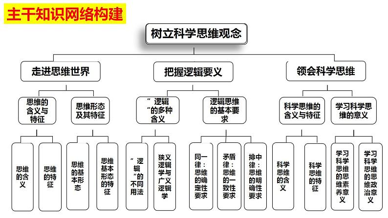 第一单元 树立科学思维观念 复习课件-2022-2023学年高中政治统编版选择性必修三逻辑与思维03