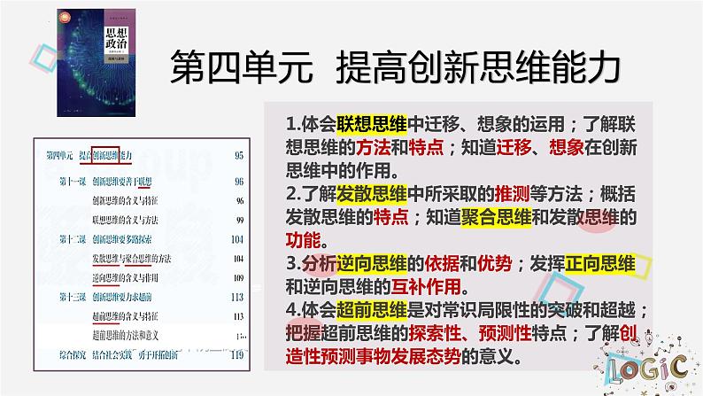 高中政治统编版选择性必修三11.1创新思维的含义与特征课件PPT第3页