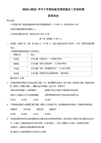 河南省洛阳市创新发展联盟2022-2023学年高二政治下学期5月阶段性检测（Word版附答案）