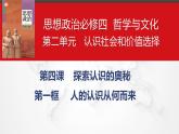 4.1人的认识从何而来课件-高中政治统编版必修四哲学与文化