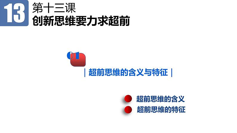 13.1 超前思维的含义与特征 课件-高中政治统编版选择性必修三逻辑与思维03