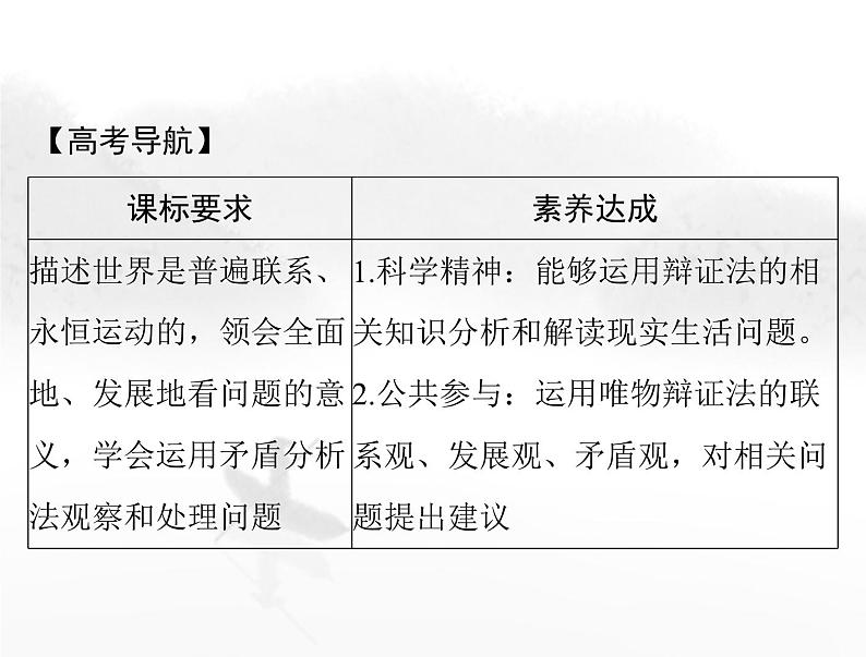 高考思想政治一轮复习第四部分必修4第一单元第三课把握世界的规律课件第2页