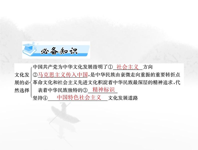 高考思想政治一轮复习第四部分必修4第三单元第九课发展中国特色社会主义文化课件03