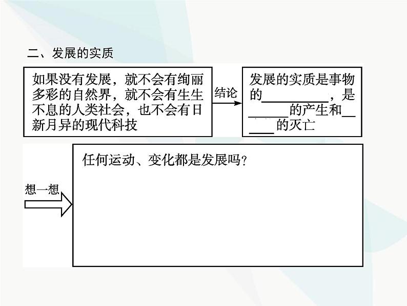 人教版高中思想政治必修4学考同步第三单元思想方法与创新意识第八课第一框世界是永恒发展的课件05