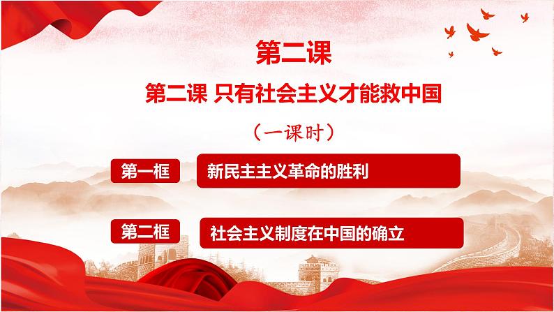 第二课 只有社会主义才能救中国 （示范课件）-【夯实基础】备战2024年高考政治一轮复习全考点示范课件＋学案＋跟踪练习（统编版必修1）07