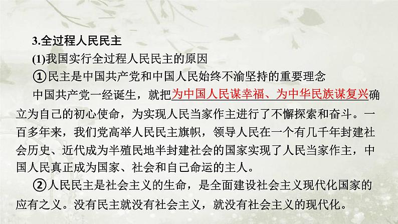 普通高中政治必修3学业水平合格性考试复习专题六人民当家作主课件第8页