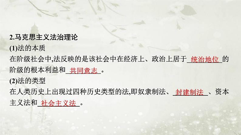 普通高中政治必修3学业水平合格性考试复习专题七全面依法治国课件第6页