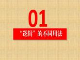 2.1 “逻辑”的多种含义 课件-2022-2023学年高中政治统编版选择性必修三逻辑与思维