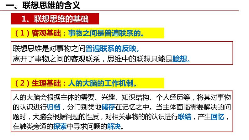 11.2 联想思维的含义与方法 课件-2022-2023学年高中政治统编版选择性必修三逻辑与思维04