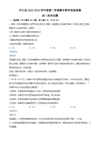 2023合肥庐江县高二下学期期末政治试题含解析