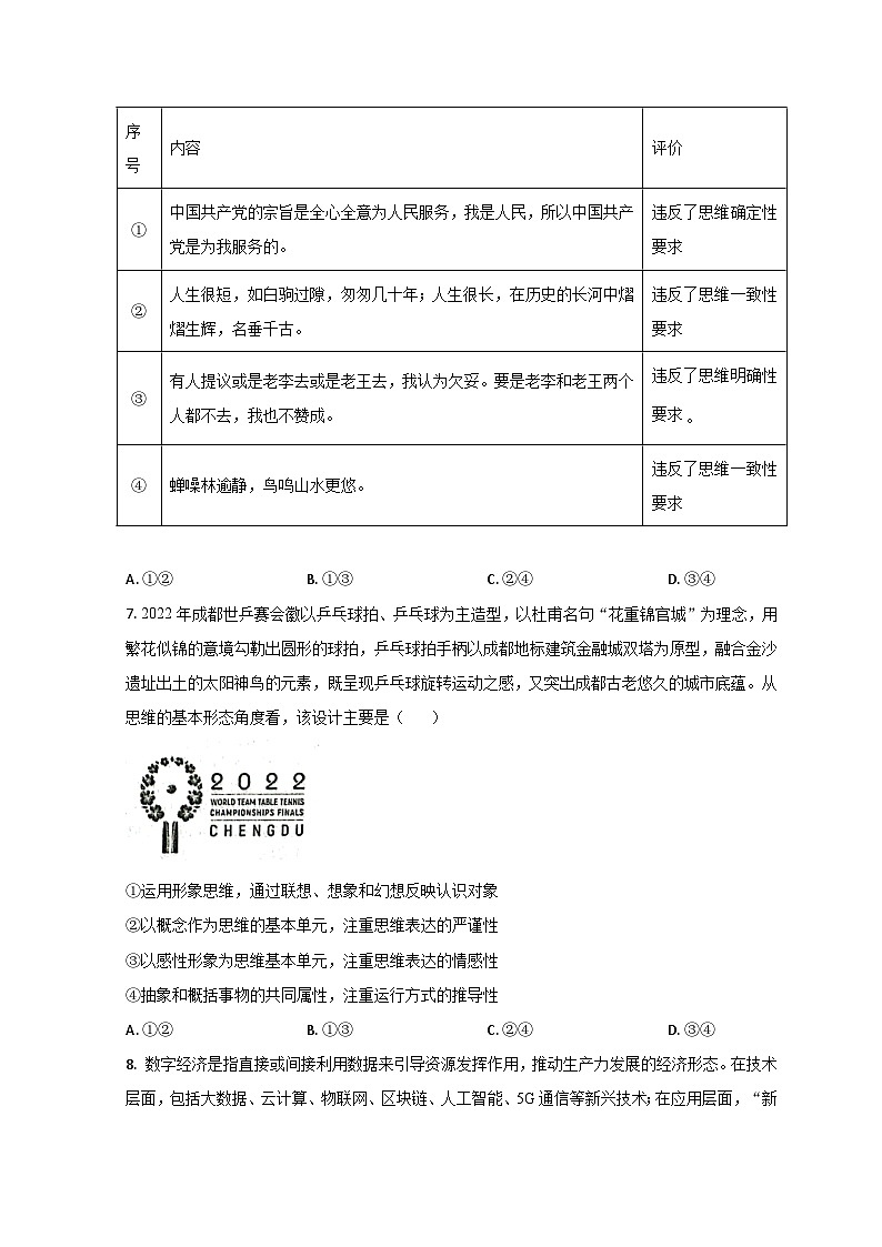 2023烟台高二下学期期末考试政治试题含解析03