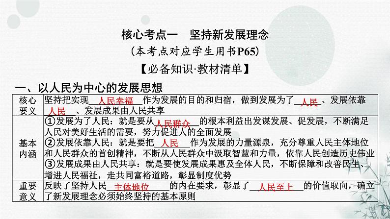 2024届高考政治一轮复习必修2经济与社会第三课我国的经济发展课件07