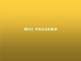 高中思想政治学考复习必修4哲学与文化课时22寻觅社会的真谛课件