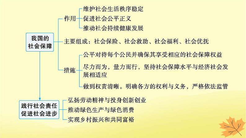 适用于新教材2024版高考政治一轮总复习第二单元经济发展与社会进步第4课我国的个人收入分配与社会保障第2课时完善社会保障体系课件部编版必修203