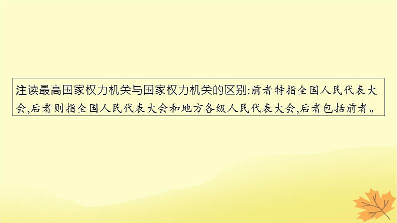 适用于新教材2024版高考政治一轮总复习第二单元人民当家作主第5课我国的根本政治制度课件部编版必修308