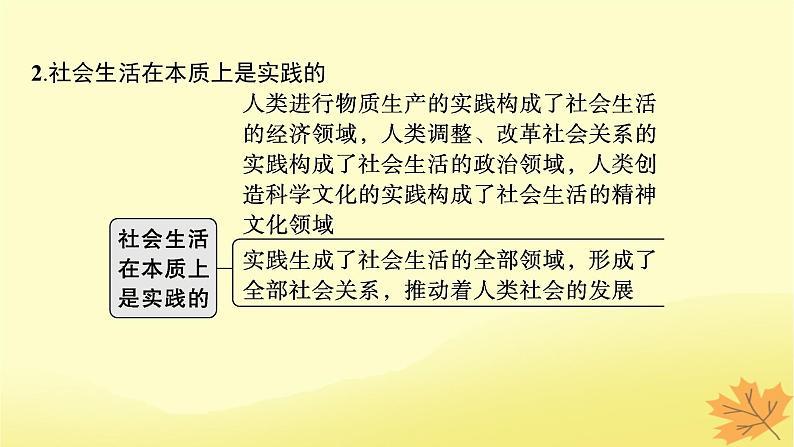 适用于新教材2024版高考政治一轮总复习第二单元认识社会与价值选择第5课寻觅社会的真谛课件部编版必修406