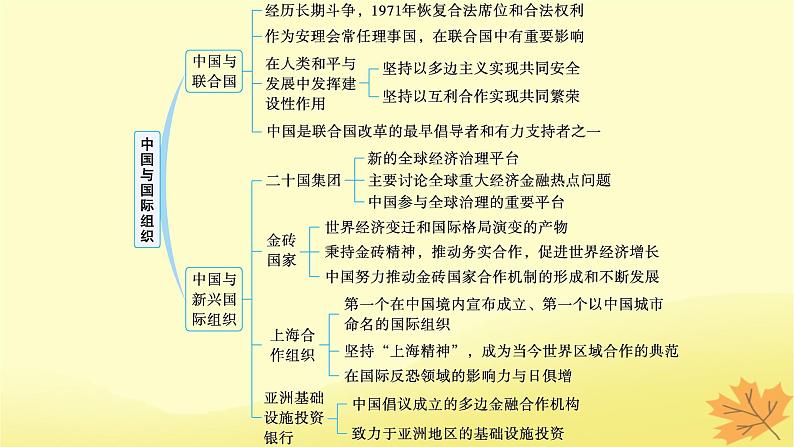 适用于新教材2024版高考政治一轮总复习第四单元国际组织第9课中国与国际组织课件部编版选择性必修1第3页