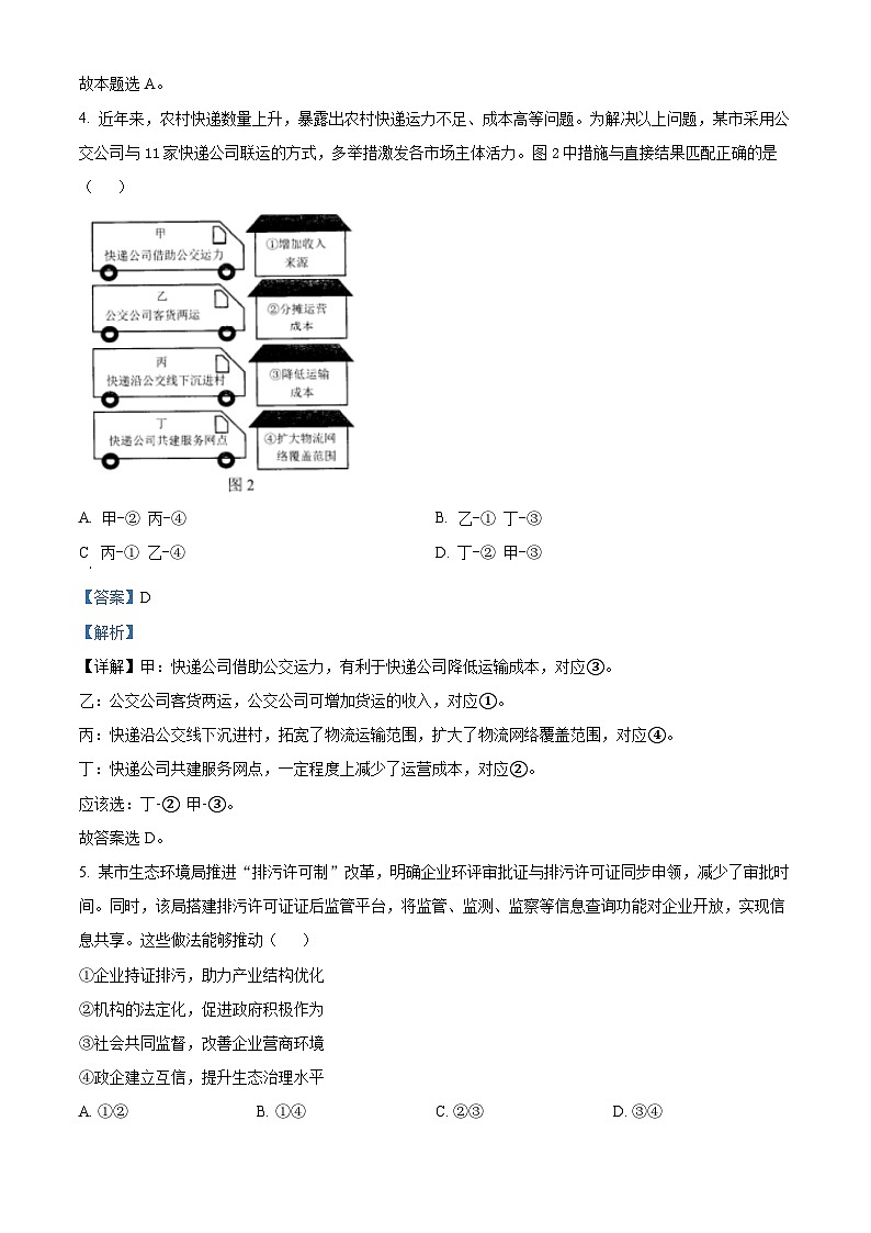 2023年高考真题——政治（辽宁卷）（Word版附解析）03