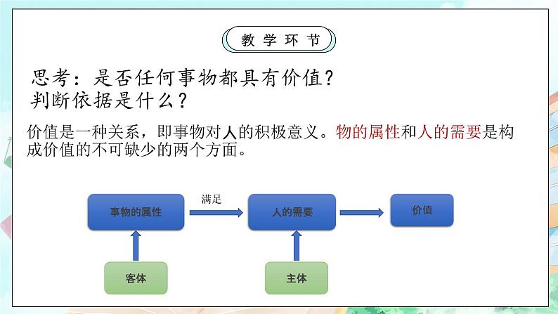 【核心素养目标】新教材必修四《哲学与文化》6.1价值与价值观 课件+教案+练习题（答案）06