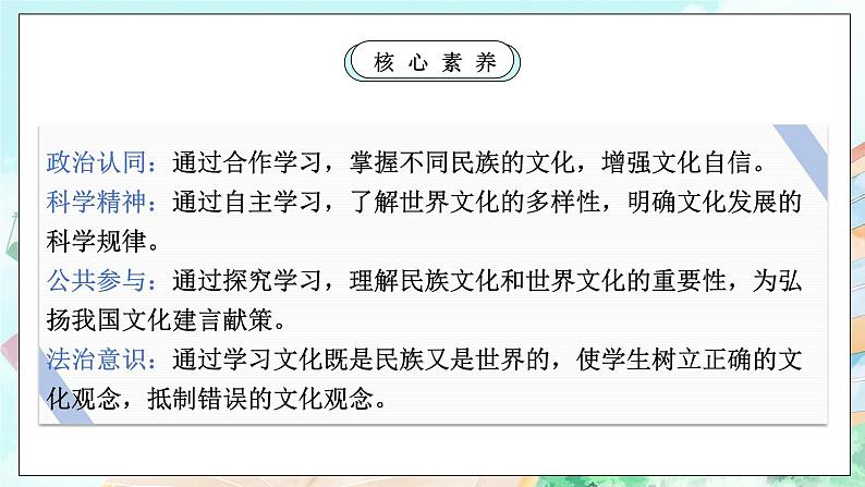 【核心素养目标】新教材必修四《哲学与文化》8.1文化的民族性与多样性  课件+教案+练习题（答案）02