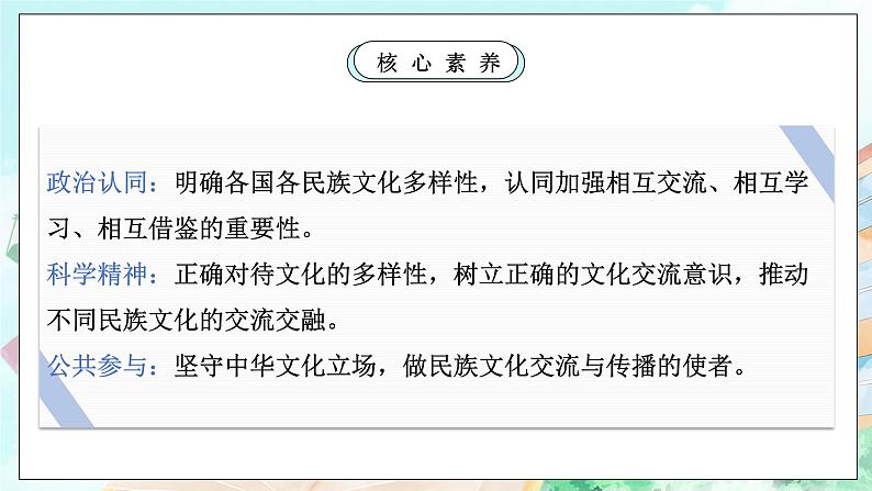 【核心素养目标】新教材必修四《哲学与文化》8.2文化交流与文化交融  课件+教案+练习题（答案）02