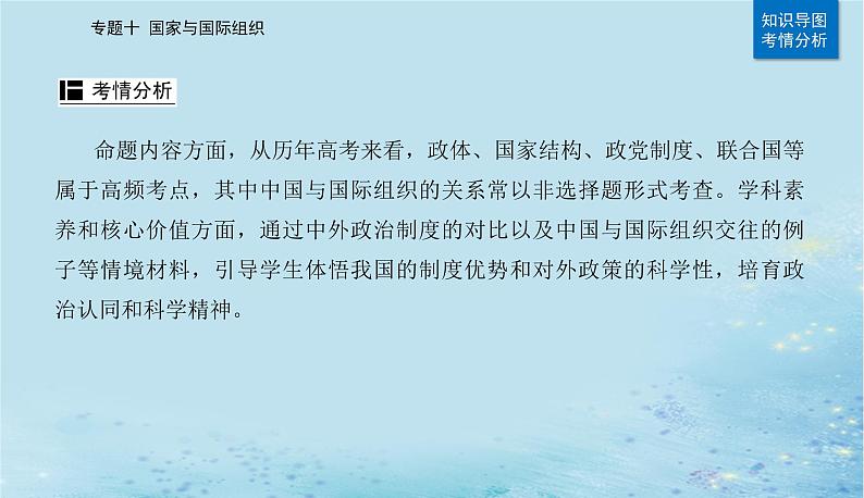 2023高考政治二轮专题复习与测试专题十国家与国际组织课件第3页