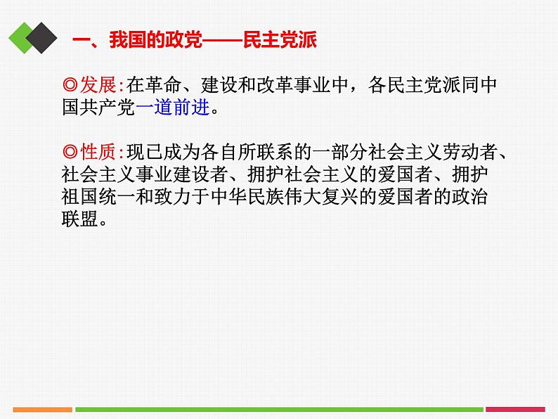 6.1中国共产党领导的多党合作和政治协商制度 课件第6页