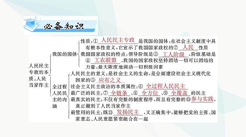 2024年高考思想政治一轮复习必修3第二单元第四课人民民主专政的社会主义国家课件第3页