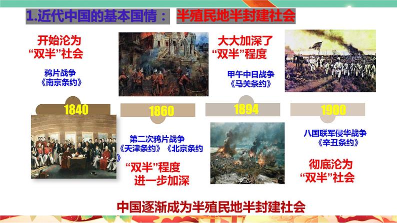 高一政治统编版必修三1.1 《中华人民共和国成立前各种政治力量》课件第8页