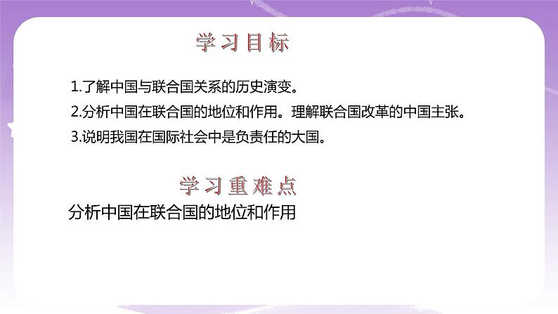 统编版高中思想政治选择性必修1《当代国际政治与经济》9.1 中国与联合国 课件+素材04