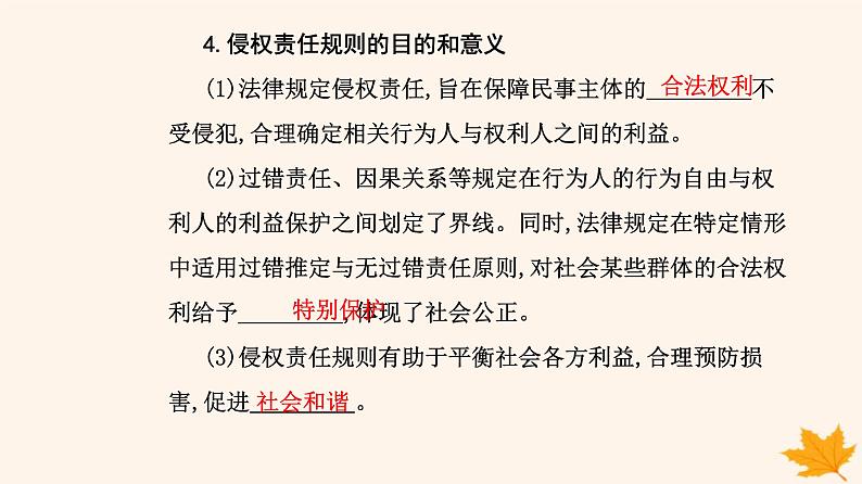 新教材2023高中政治第一单元民事权利与义务第四课侵权责任与权利界限第一框权利保障于法有据课件部编版选择性必修206